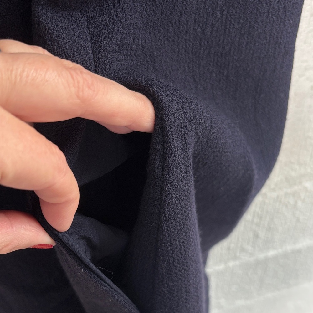 3.1 Phillip Lim Framed Silhouette Long Sleeve Navy Dress with pockets sz 4 - Picture 10 of 10